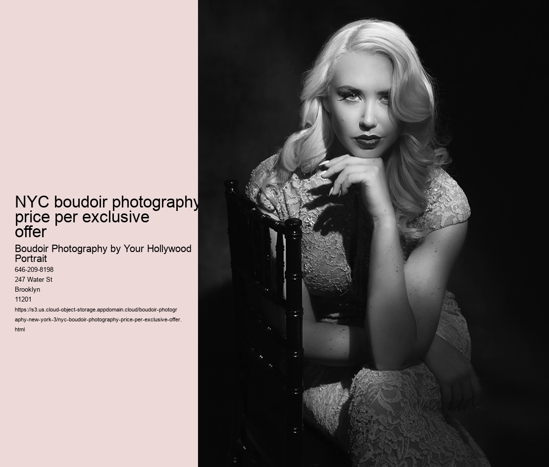 NYC boudoir photography price per exclusive offer