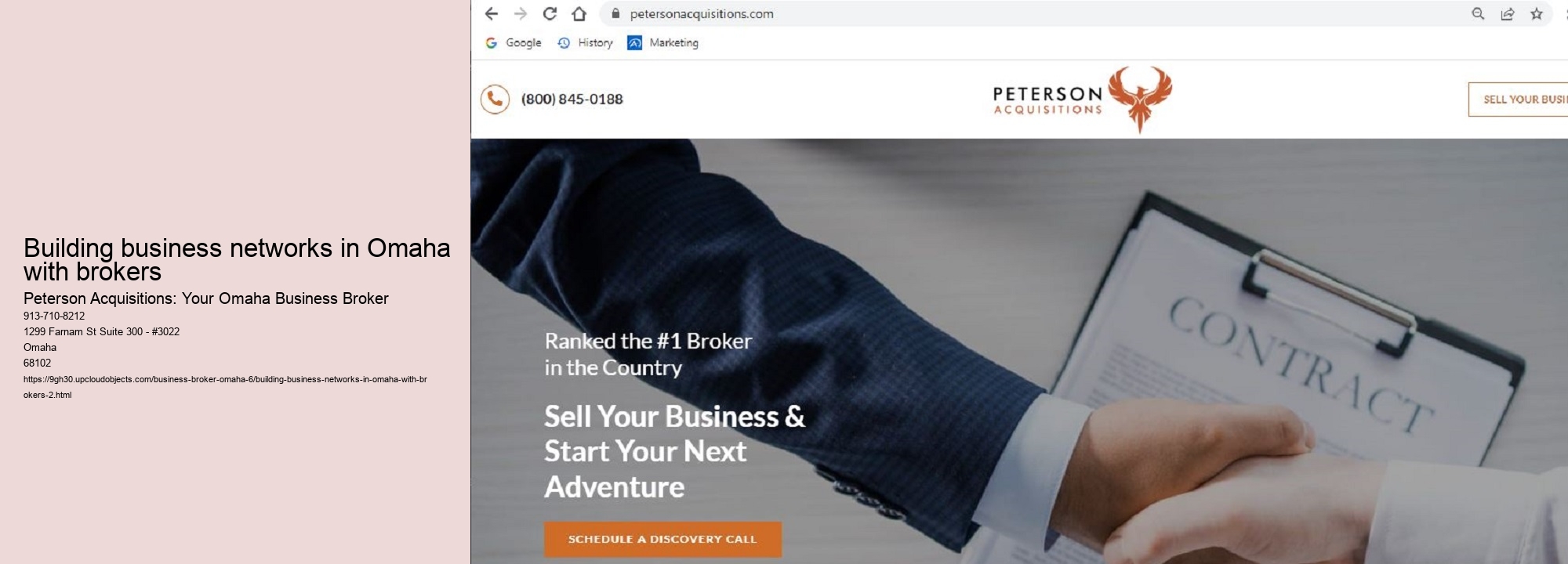 Building business networks in Omaha with brokers