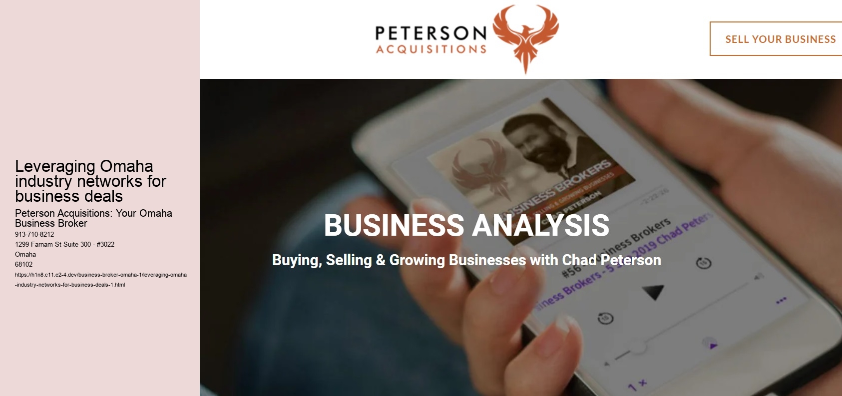 Leveraging Omaha industry networks for business deals