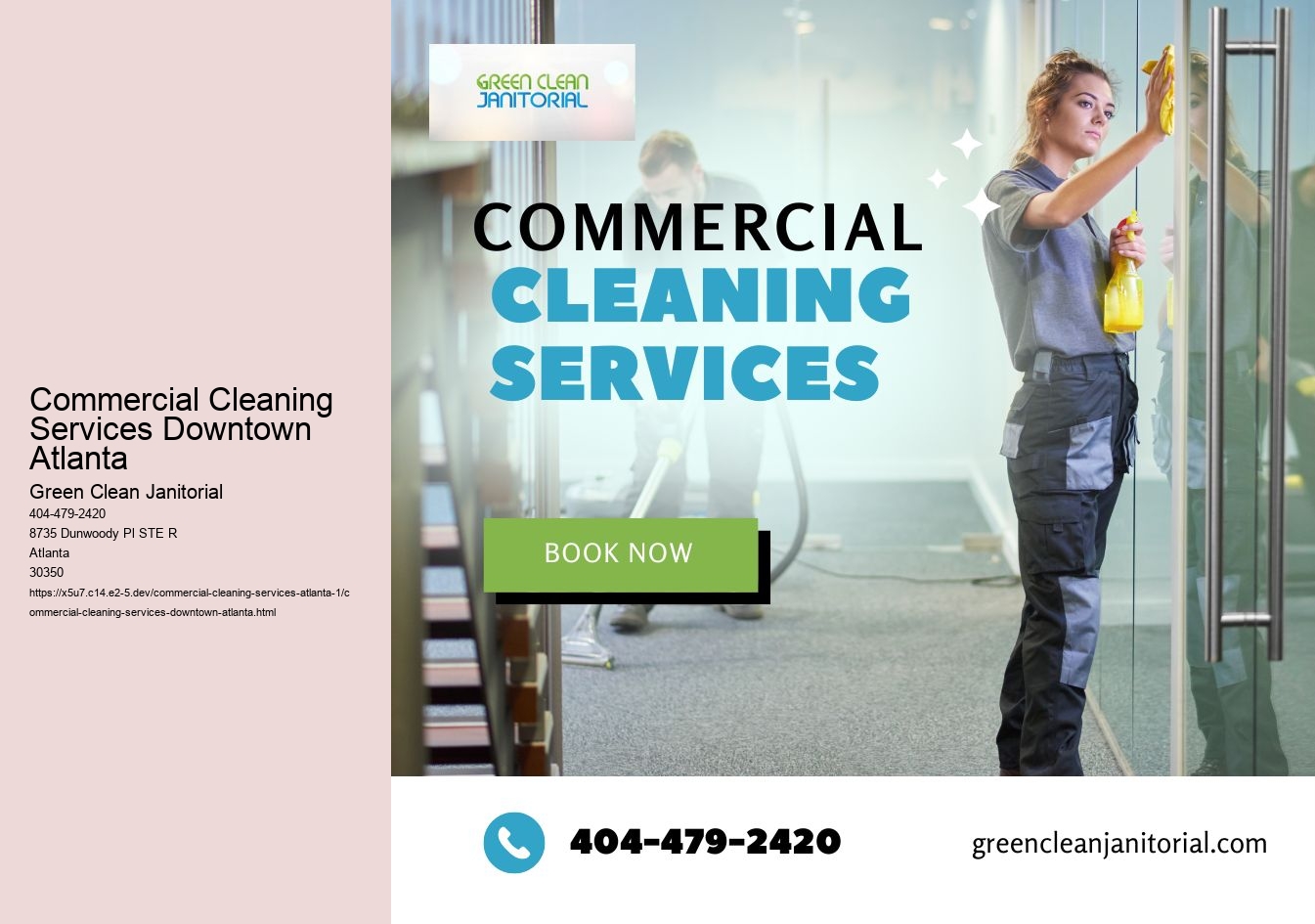 Commercial Cleaning Services Downtown Atlanta